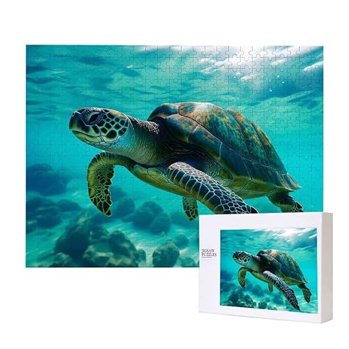 Meeresschildkröte Puzzle 500 Teile Puzzles Erwachsene, Helle und farbenfrohe Puzzles, Indoor-Puzzle-Kreativspiel zur Entspannung von Erwachsenen und Erziehung oder als Geschenk I-205 Meeresschildkröte Puzzle 500 Teile Puzzles Erwachsene, Helle und farbenfrohe Puzzles, Indoor-Puzzle-Kreativspiel zur Entspannung von Erwachsenen und Erziehung oder als Geschenk I-205 von Glslmznq