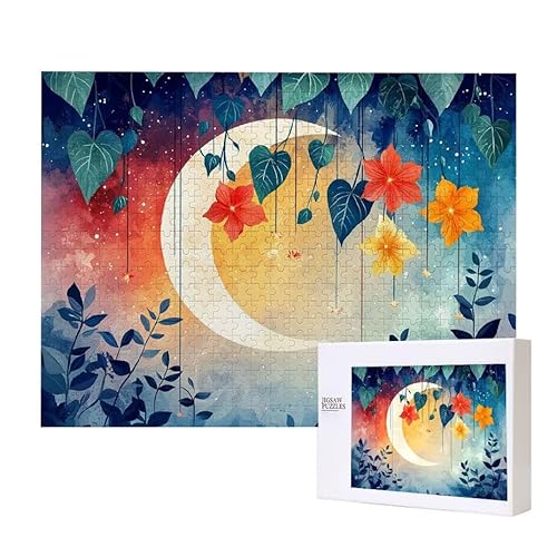 Mond Puzzle 300 Teile Puzzles Erwachsene, Helle und farbenfrohe Puzzles, Indoor-Puzzle-Kreativspiel zur Entspannung von Erwachsenen und Erziehung oder als Geschenk I-780 Mond Puzzle 300 Teile Puzzles Erwachsene, Helle und farbenfrohe Puzzles, Indoor-Puzzle-Kreativspiel zur Entspannung von Erwachsenen und Erziehung oder als Geschenk I-780 von Glslmznq