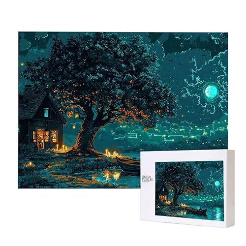 Nachtansicht Puzzle 200 Teile Puzzles Erwachsene, Helle und farbenfrohe Puzzles, Indoor-Puzzle-Kreativspiel zur Entspannung von Erwachsenen und Erziehung oder als Geschenk I-749 Nachtansicht Puzzle 200 Teile Puzzles Erwachsene, Helle und farbenfrohe Puzzles, Indoor-Puzzle-Kreativspiel zur Entspannung von Erwachsenen und Erziehung oder als Geschenk I-749 von Glslmznq