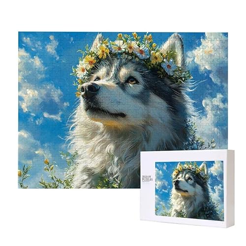 Netter Hund Puzzle 500 Teile Puzzles Erwachsene, Helle und farbenfrohe Puzzles, Indoor-Puzzle-Kreativspiel zur Entspannung von Erwachsenen und Erziehung oder als Geschenk I-389 Netter Hund Puzzle 500 Teile Puzzles Erwachsene, Helle und farbenfrohe Puzzles, Indoor-Puzzle-Kreativspiel zur Entspannung von Erwachsenen und Erziehung oder als Geschenk I-389 von Glslmznq