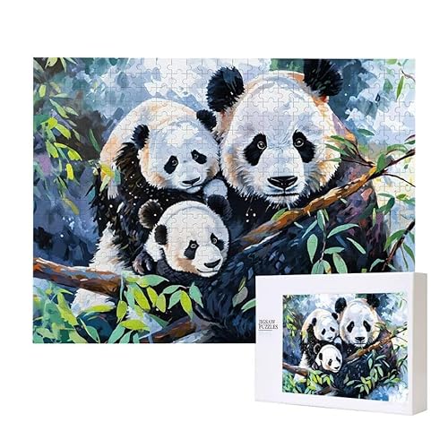Panda Puzzle 2000 Teile Puzzles Erwachsene, Helle und farbenfrohe Puzzles, Indoor-Puzzle-Kreativspiel zur Entspannung von Erwachsenen und Erziehung oder als Geschenk I-718 von Glslmznq