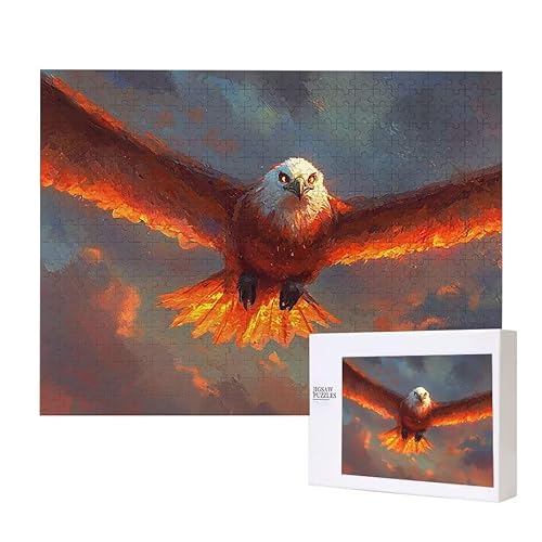 Puzzle für Erwachsene 1000 Adler Puzzle Erwachsene Pädagogisches Spiel Herausforderung Spielzeug 1000 Teile DIY-Bastel Puzzles für Heimdekoration, Geschenke von Glslmznq