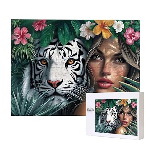 Puzzle für Erwachsene 1000 Beauty Tiger Puzzle Erwachsene Pädagogisches Spiel Herausforderung Spielzeug 1000 Teile DIY-Bastel Puzzles für Heimdekoration, Geschenke Puzzle für Erwachsene 1000 Beauty Tiger Puzzle Erwachsene Pädagogisches Spiel Herausforderung Spielzeug 1000 Teile DIY-Bastel Puzzles für Heimdekoration, Geschenke von Glslmznq