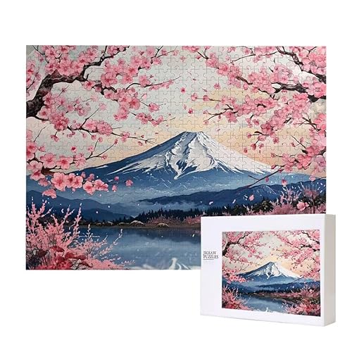 Puzzle für Erwachsene 1000 Fuji Puzzle Erwachsene Pädagogisches Spiel Herausforderung Spielzeug 1000 Teile DIY-Bastel Puzzles für Heimdekoration, Geschenke von Glslmznq