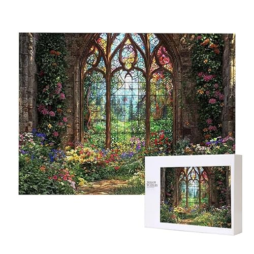 Puzzle für Erwachsene 1000 Gewächshaus Puzzle Erwachsene Pädagogisches Spiel Herausforderung Spielzeug 1000 Teile DIY-Bastel Puzzles für Heimdekoration, Geschenke von Glslmznq