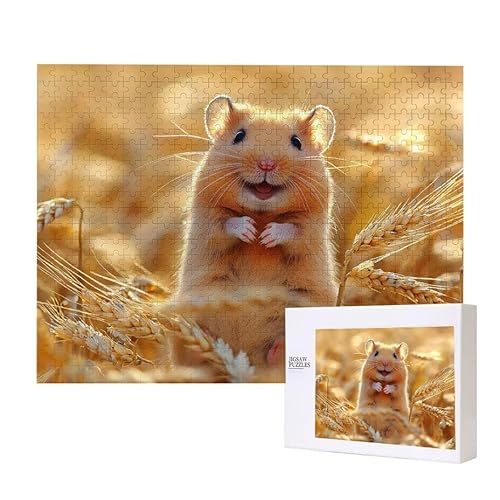 Puzzle für Erwachsene 1000 Hamster Puzzle Erwachsene Pädagogisches Spiel Herausforderung Spielzeug 1000 Teile DIY-Bastel Puzzles für Heimdekoration, Geschenke von Glslmznq