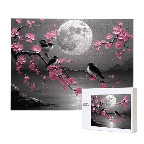 Puzzle für Erwachsene 1000 Mond Vogel Puzzle Erwachsene Pädagogisches Spiel Herausforderung Spielzeug 1000 Teile DIY-Bastel Puzzles für Heimdekoration, Geschenke Puzzle für Erwachsene 1000 Mond Vogel Puzzle Erwachsene Pädagogisches Spiel Herausforderung Spielzeug 1000 Teile DIY-Bastel Puzzles für Heimdekoration, Geschenke von Glslmznq