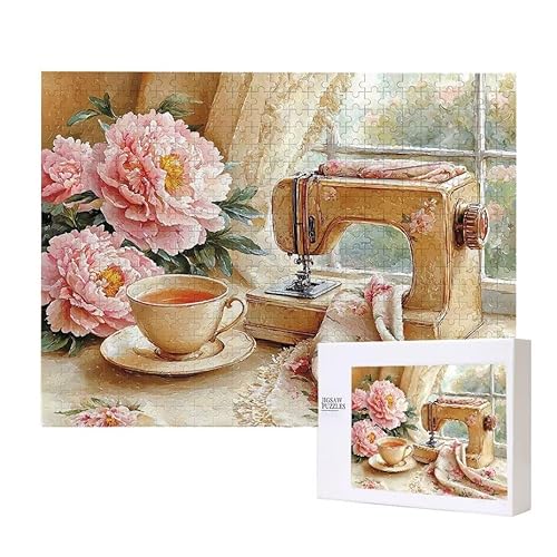 Puzzle für Erwachsene 1000 Nähmaschine Puzzle Erwachsene Pädagogisches Spiel Herausforderung Spielzeug 1000 Teile DIY-Bastel Puzzles für Heimdekoration, Geschenke von Glslmznq