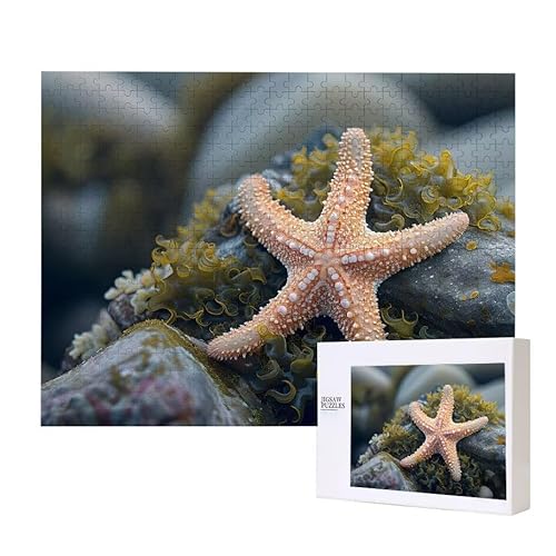 Puzzle für Erwachsene 1000 Seesterne Puzzle Erwachsene Pädagogisches Spiel Herausforderung Spielzeug 1000 Teile DIY-Bastel Puzzles für Heimdekoration, Geschenke von Glslmznq