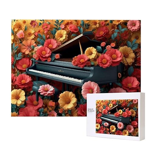 Puzzle für Erwachsene 1500 Blume Klavier Puzzle Erwachsene Pädagogisches Spiel Herausforderung Spielzeug 1000 Teile DIY-Bastel Puzzles für Heimdekoration, Geschenke Puzzle für Erwachsene 1500 Blume Klavier Puzzle Erwachsene Pädagogisches Spiel Herausforderung Spielzeug 1000 Teile DIY-Bastel Puzzles für Heimdekoration, Geschenke von Glslmznq