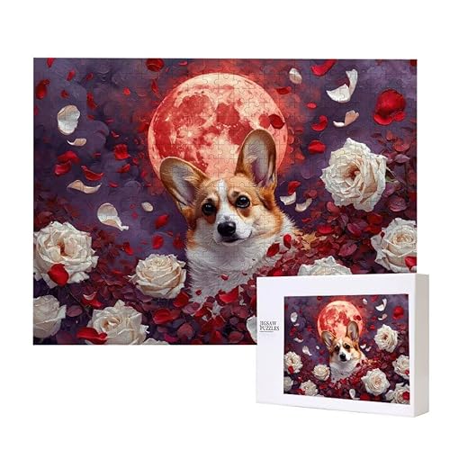 Puzzle für Erwachsene 1500 Corgi Puzzle Erwachsene Pädagogisches Spiel Herausforderung Spielzeug 1000 Teile DIY-Bastel Puzzles für Heimdekoration, Geschenke von Glslmznq