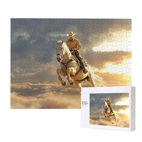Puzzle für Erwachsene 1500 Cowboy Ritter Puzzle Erwachsene Pädagogisches Spiel Herausforderung Spielzeug 1000 Teile DIY-Bastel Puzzles für Heimdekoration, Geschenke Puzzle für Erwachsene 1500 Cowboy Ritter Puzzle Erwachsene Pädagogisches Spiel Herausforderung Spielzeug 1000 Teile DIY-Bastel Puzzles für Heimdekoration, Geschenke von Glslmznq