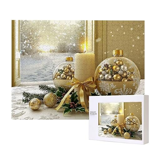 Puzzle für Erwachsene 1500 Weihnachten Puzzle Erwachsene Pädagogisches Spiel Herausforderung Spielzeug 1000 Teile DIY-Bastel Puzzles für Heimdekoration, Geschenke von Glslmznq
