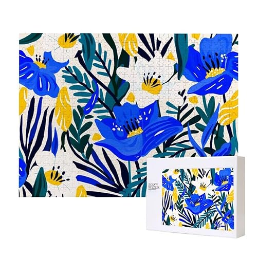 Puzzle für Erwachsene 200 Blume Puzzle Erwachsene Pädagogisches Spiel Herausforderung Spielzeug 1000 Teile DIY-Bastel Puzzles für Heimdekoration, Geschenke von Glslmznq