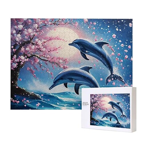 Puzzle für Erwachsene 200 Dolphin Mond Puzzle Erwachsene Pädagogisches Spiel Herausforderung Spielzeug 1000 Teile DIY-Bastel Puzzles für Heimdekoration, Geschenke Puzzle für Erwachsene 200 Dolphin Mond Puzzle Erwachsene Pädagogisches Spiel Herausforderung Spielzeug 1000 Teile DIY-Bastel Puzzles für Heimdekoration, Geschenke von Glslmznq