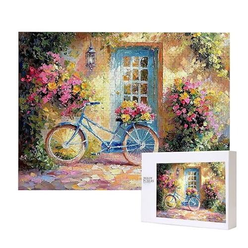 Puzzle für Erwachsene 200 Fahrrad Puzzle Erwachsene Pädagogisches Spiel Herausforderung Spielzeug 1000 Teile DIY-Bastel Puzzles für Heimdekoration, Geschenke von Glslmznq