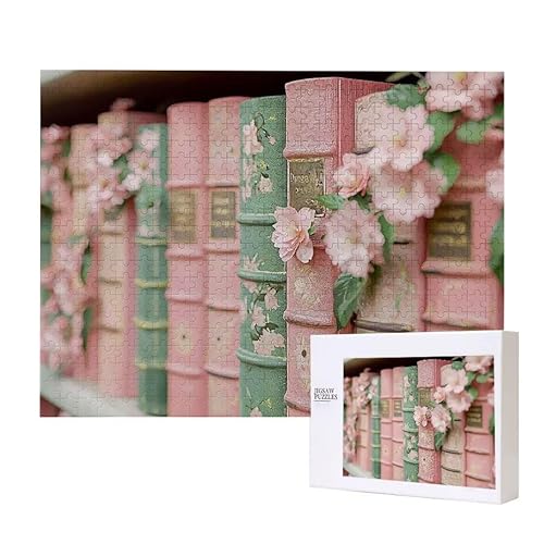 Puzzle für Erwachsene 2000 Buch Puzzle Erwachsene Pädagogisches Spiel Herausforderung Spielzeug 1000 Teile DIY-Bastel Puzzles für Heimdekoration, Geschenke von Glslmznq