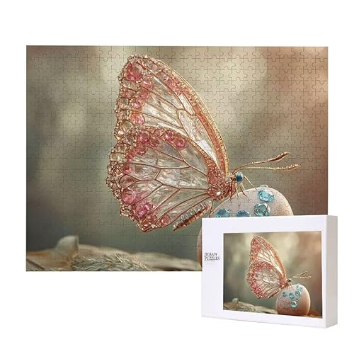 Puzzle für Erwachsene 2000 Dreamy Butterfly Puzzle Erwachsene Pädagogisches Spiel Herausforderung Spielzeug 1000 Teile DIY-Bastel Puzzles für Heimdekoration, Geschenke von Glslmznq