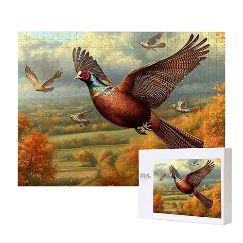 Puzzle für Erwachsene 2000 Fasan Puzzle Erwachsene Pädagogisches Spiel Herausforderung Spielzeug 1000 Teile DIY-Bastel Puzzles für Heimdekoration, Geschenke von Glslmznq