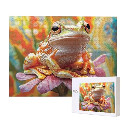 Puzzle für Erwachsene 2000 Frosch Puzzle Erwachsene Pädagogisches Spiel Herausforderung Spielzeug 1000 Teile DIY-Bastel Puzzles für Heimdekoration, Geschenke von Glslmznq