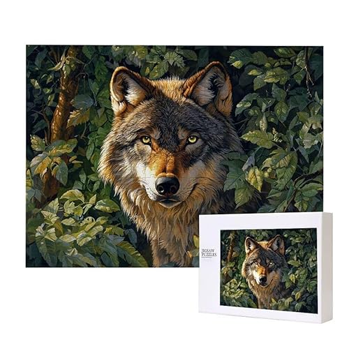 Puzzle für Erwachsene 2000 Jungle Wolf Puzzle für Erwachsene Pädagogisches Spiel Herausforderung Spielzeug 1000 Teile DIY-Bastel Puzzles für Heimdekoration, Geschenke Puzzle für Erwachsene 2000 Jungle Wolf Puzzle für Erwachsene Pädagogisches Spiel Herausforderung Spielzeug 1000 Teile DIY-Bastel Puzzles für Heimdekoration, Geschenke von Glslmznq