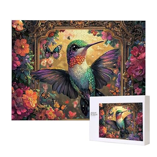 Puzzle für Erwachsene 2000 Kolibri Puzzle Erwachsene Pädagogisches Spiel Herausforderung Spielzeug 1000 Teile DIY-Bastel Puzzles für Heimdekoration, Geschenke von Glslmznq