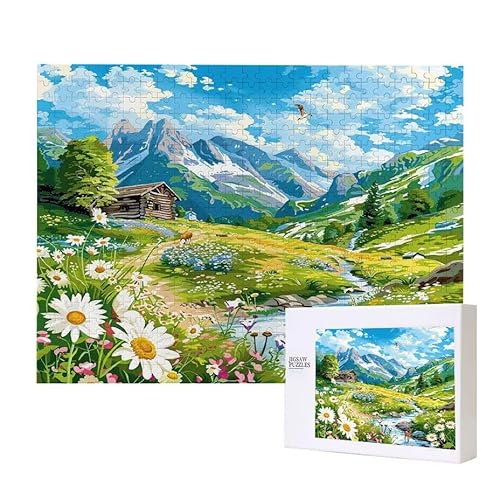 Puzzle für Erwachsene 2000 Landschaft Puzzle Erwachsene Pädagogisches Spiel Herausforderung Spielzeug 1000 Teile DIY-Bastel Puzzles für Heimdekoration, Geschenke von Glslmznq