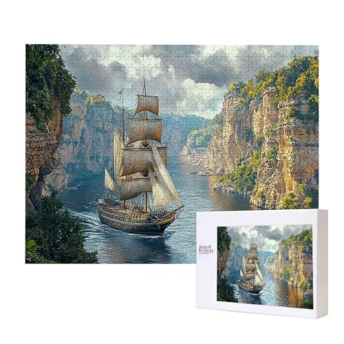 Puzzle für Erwachsene 2000 Landschaft Segeln Puzzle Erwachsene Pädagogisches Spiel Herausforderung Spielzeug 1000 Teile DIY-Bastel Puzzles für Heimdekoration, Geschenke von Glslmznq