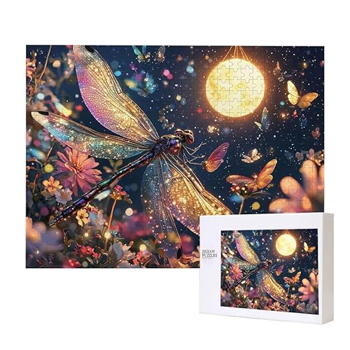 Puzzle für Erwachsene 2000 Libelle Puzzle Erwachsene Pädagogisches Spiel Herausforderung Spielzeug 1000 Teile DIY-Bastel Puzzles für Heimdekoration, Geschenke von Glslmznq
