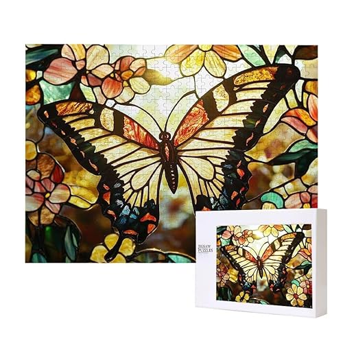 Puzzle für Erwachsene 2000 Schmetterling Puzzle Erwachsene Pädagogisches Spiel Herausforderung Spielzeug 1000 Teile DIY-Bastel Puzzles für Heimdekoration, Geschenke von Glslmznq