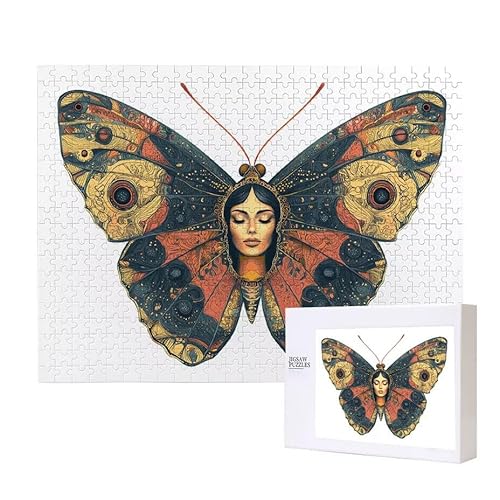 Puzzle für Erwachsene 2000 Schmetterlingsfee Puzzle Erwachsene Pädagogisches Spiel Herausforderung Spielzeug 1000 Teile DIY-Bastel Puzzles für Heimdekoration, Geschenke von Glslmznq