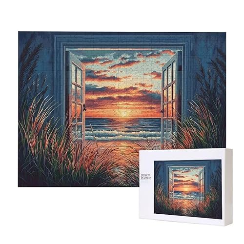 Puzzle für Erwachsene 2000 Seelandschaft Puzzle Erwachsene Pädagogisches Spiel Herausforderung Spielzeug 1000 Teile DIY-Bastel Puzzles für Heimdekoration, Geschenke von Glslmznq