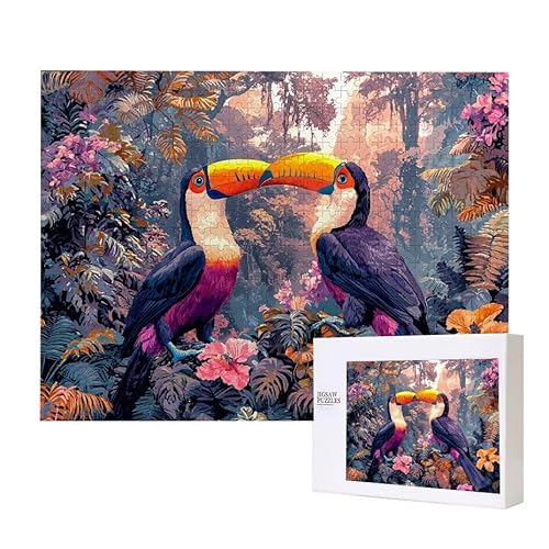 Puzzle für Erwachsene 2000 Toucan Puzzle für Erwachsene Pädagogisches Spiel Herausforderung Spielzeug 1000 Teile DIY-Bastel Puzzles für Heimdekoration, Geschenke von Glslmznq