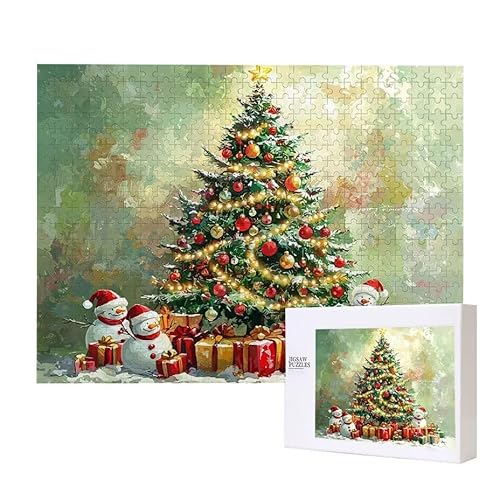 Puzzle für Erwachsene 2000 Weihnachtsbaum Puzzle Erwachsene Pädagogisches Spiel Herausforderung Spielzeug 1000 Teile DIY-Bastel Puzzles für Heimdekoration, Geschenke von Glslmznq