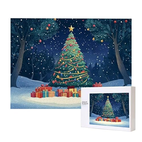 Puzzle für Erwachsene 2000 Weihnachtsbaum Puzzle Erwachsene Pädagogisches Spiel Herausforderung Spielzeug 1000 Teile DIY-Bastel Puzzles für Heimdekoration, Geschenke von Glslmznq