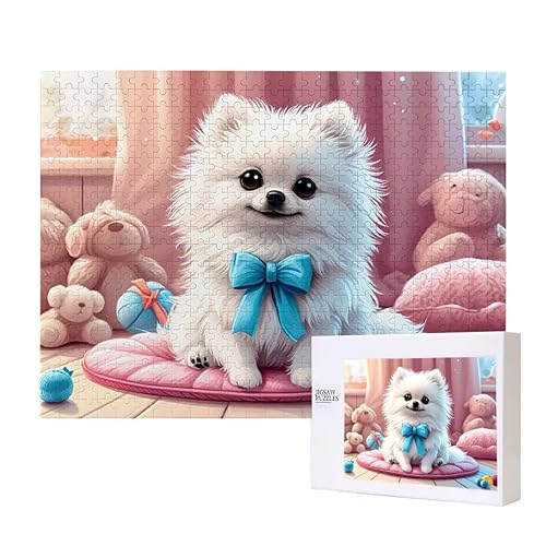 Puzzle für Erwachsene 300 Hund Niedlich Puzzle Erwachsene Pädagogisches Spiel Herausforderung Spielzeug 1000 Teile DIY-Bastel Puzzles für Heimdekoration, Geschenke von Glslmznq