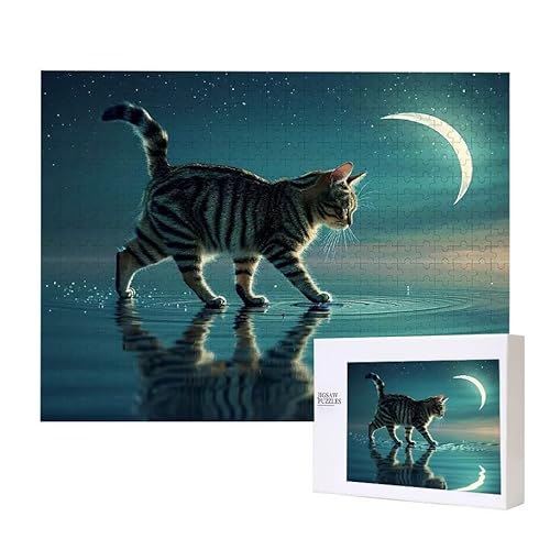 Puzzle für Erwachsene 300 Mond Kat Puzzle Erwachsene Pädagogisches Spiel Herausforderung Spielzeug 1000 Teile DIY-Bastel Puzzles für Heimdekoration, Geschenke Puzzle für Erwachsene 300 Mond Kat Puzzle Erwachsene Pädagogisches Spiel Herausforderung Spielzeug 1000 Teile DIY-Bastel Puzzles für Heimdekoration, Geschenke von Glslmznq