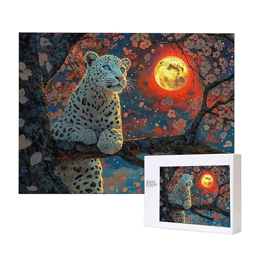 Puzzle für Erwachsene 300 Mond Leopard Puzzle Erwachsene Pädagogisches Spiel Herausforderung Spielzeug 1000 Teile DIY-Bastel Puzzles für Heimdekoration, Geschenke Puzzle für Erwachsene 300 Mond Leopard Puzzle Erwachsene Pädagogisches Spiel Herausforderung Spielzeug 1000 Teile DIY-Bastel Puzzles für Heimdekoration, Geschenke von Glslmznq