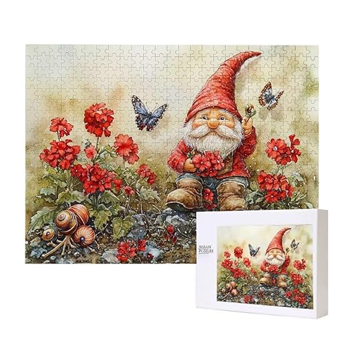 Puzzle für Erwachsene 300 Zwerg Blume Puzzle Erwachsene Pädagogisches Spiel Herausforderung Spielzeug 1000 Teile DIY-Bastel Puzzles für Heimdekoration, Geschenke von Glslmznq
