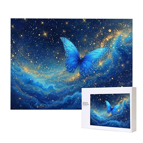 Puzzle für Erwachsene 3000 Butterfly Sternenhimmel Puzzle Erwachsene Pädagogisches Spiel Herausforderung Spielzeug 1000 Teile DIY-Bastel Puzzles für Heimdekoration, Geschenke von Glslmznq