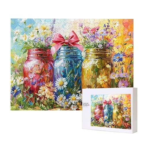 Puzzle für Erwachsene 3000 Die Glasvase Puzzle Erwachsene Pädagogisches Spiel Herausforderung Spielzeug 1000 Teile DIY-Bastel Puzzles für Heimdekoration, Geschenke von Glslmznq