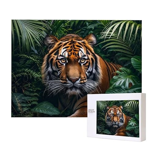Puzzle für Erwachsene 3000 Dschungel Tiger Puzzle für Erwachsene Pädagogisches Spiel Herausforderung Spielzeug 1000 Teile DIY-Bastel Puzzles für Heimdekoration, Geschenke Puzzle für Erwachsene 3000 Dschungel Tiger Puzzle für Erwachsene Pädagogisches Spiel Herausforderung Spielzeug 1000 Teile DIY-Bastel Puzzles für Heimdekoration, Geschenke von Glslmznq