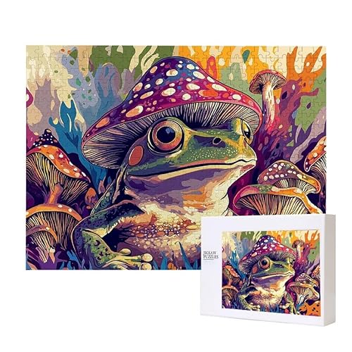 Puzzle für Erwachsene 3000 Farbe Frog Puzzle Erwachsene Pädagogisches Spiel Herausforderung Spielzeug 1000 Teile DIY-Bastel Puzzles für Heimdekoration, Geschenke von Glslmznq