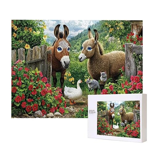 Puzzle für Erwachsene 3000 Farm Esel Puzzle Erwachsene Pädagogisches Spiel Herausforderung Spielzeug 1000 Teile DIY-Bastel Puzzles für Heimdekoration, Geschenke Puzzle für Erwachsene 3000 Farm Esel Puzzle Erwachsene Pädagogisches Spiel Herausforderung Spielzeug 1000 Teile DIY-Bastel Puzzles für Heimdekoration, Geschenke von Glslmznq
