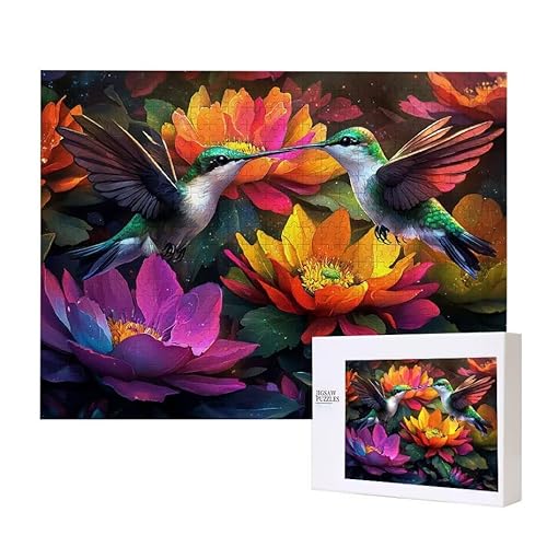 Puzzle für Erwachsene 3000 Kolibri Puzzle Erwachsene Pädagogisches Spiel Herausforderung Spielzeug 1000 Teile DIY-Bastel Puzzles für Heimdekoration, Geschenke von Glslmznq