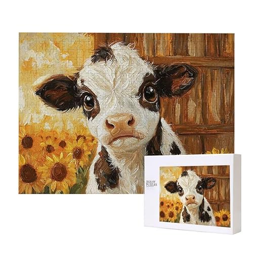 Puzzle für Erwachsene 3000 Kuh Sonnenblume Puzzle Erwachsene Pädagogisches Spiel Herausforderung Spielzeug 1000 Teile DIY-Bastel Puzzles für Heimdekoration, Geschenke Puzzle für Erwachsene 3000 Kuh Sonnenblume Puzzle Erwachsene Pädagogisches Spiel Herausforderung Spielzeug 1000 Teile DIY-Bastel Puzzles für Heimdekoration, Geschenke von Glslmznq