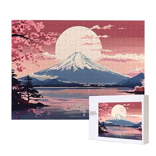 Puzzle für Erwachsene 3000 Mount Fuji Puzzle Erwachsene Pädagogisches Spiel Herausforderung Spielzeug 1000 Teile DIY-Bastel Puzzles für Heimdekoration, Geschenke von Glslmznq