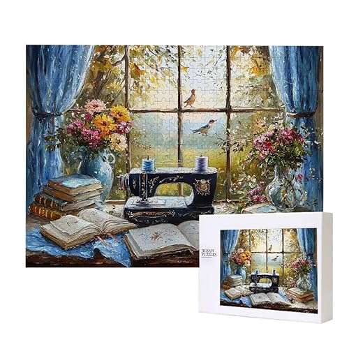 Puzzle für Erwachsene 3000 Nähmaschine Puzzle Erwachsene Pädagogisches Spiel Herausforderung Spielzeug 1000 Teile DIY-Bastel Puzzles für Heimdekoration, Geschenke von Glslmznq