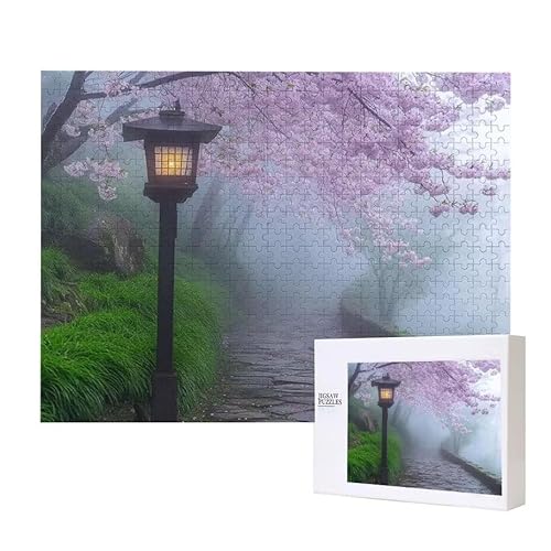 Puzzle für Erwachsene 3000 Straßenlaterne Puzzle Erwachsene Pädagogisches Spiel Herausforderung Spielzeug 1000 Teile DIY-Bastel Puzzles für Heimdekoration, Geschenke von Glslmznq