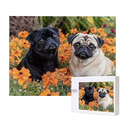 Puzzle für Erwachsene 3000 Tiere Hunde Puzzle für Erwachsene Pädagogisches Spiel Herausforderung Spielzeug 1000 Teile DIY-Bastel Puzzles für Heimdekoration, Geschenke von Glslmznq